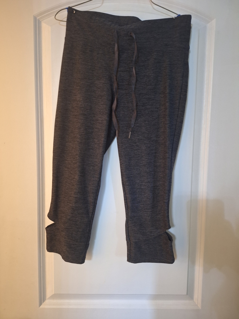 Women's Grey Drawstring Leggings